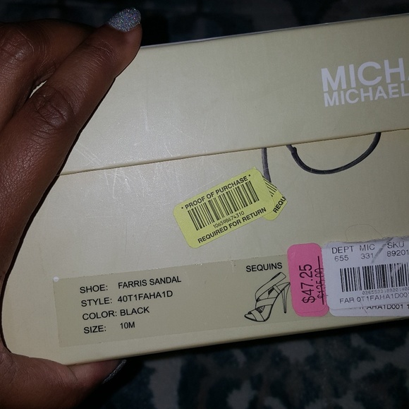 Sequin Michael Kors Sandals - Picture 2 of 4